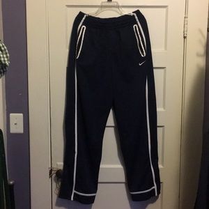 Nike Navy Blue Track Pants: Size XL